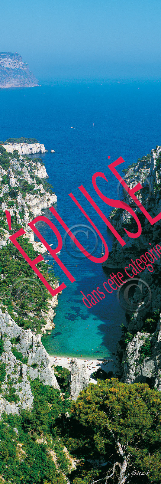 POSTER CALANQUES & MARSEILLE