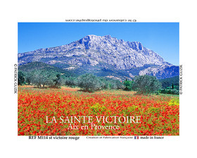 REF M114- AIX en Provence  st-victoire coquelicots rouge 8054.jpg