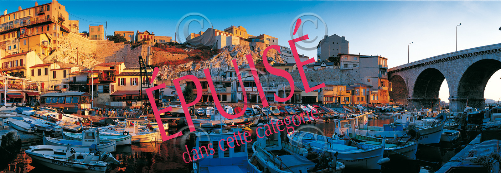POSTER CALANQUES & MARSEILLE
