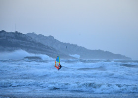 TEMPETE ZEUS MARSEILLE ,PLAGE DU PRADO,WINDSURF, PLANCHE À  VOILE