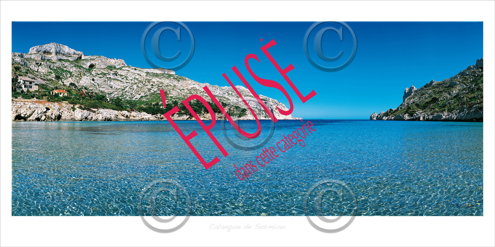 POSTER CALANQUES & MARSEILLE