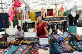 Marché à Marseille sur le vieux port