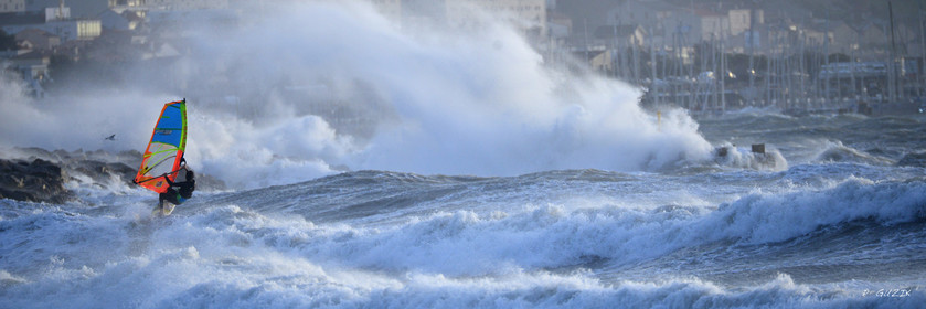TEMPETE ZEUS MARSEILLE ,PLAGE DU PRADO,WINDSURF, PLANCHE À  VOILE