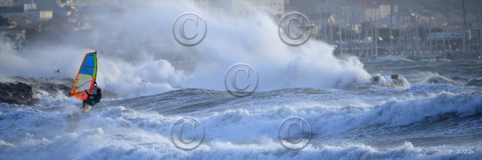 TEMPETE ZEUS MARSEILLE ,PLAGE DU PRADO,WINDSURF, PLANCHE À  VOILE