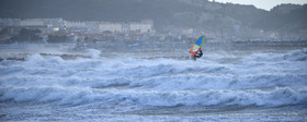TEMPETE ZEUS MARSEILLE ,PLAGE DU PRADO,WINDSURF, PLANCHE À  VOILE