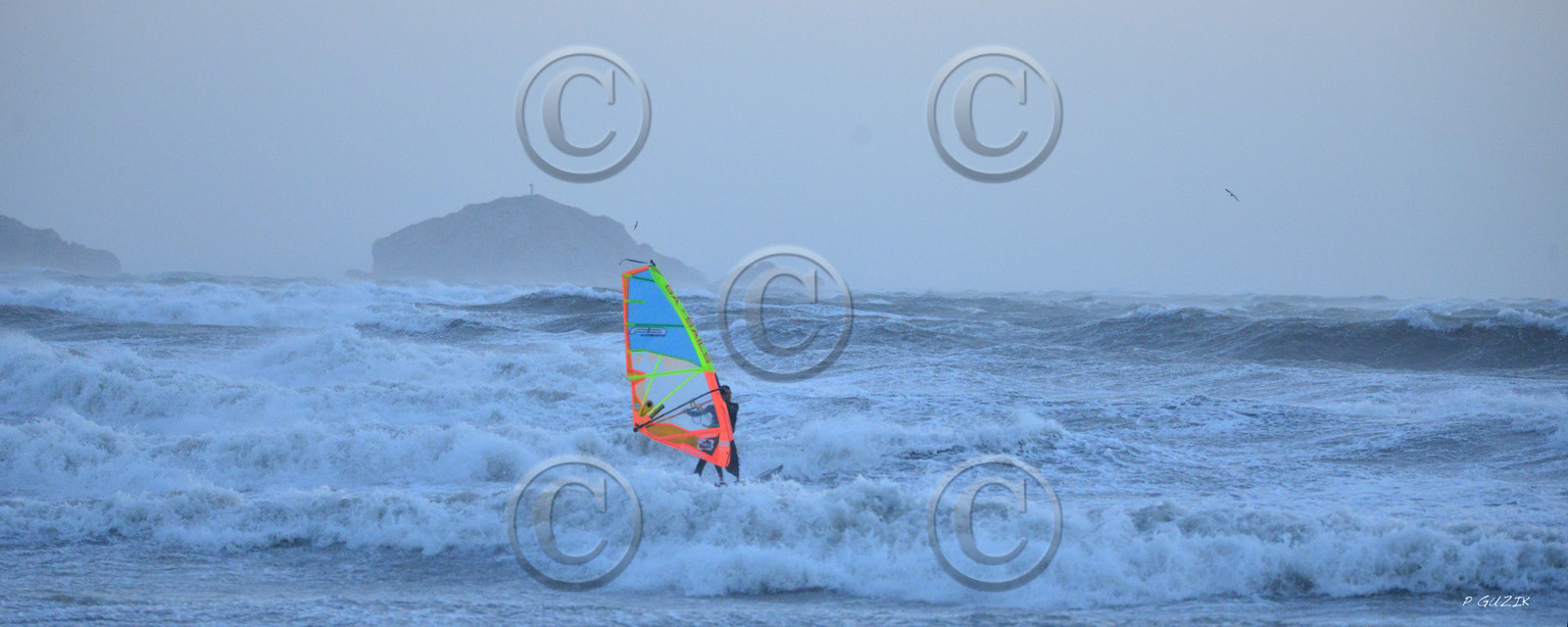 TEMPETE ZEUS MARSEILLE ,PLAGE DU PRADO,WINDSURF, PLANCHE À  VOILE