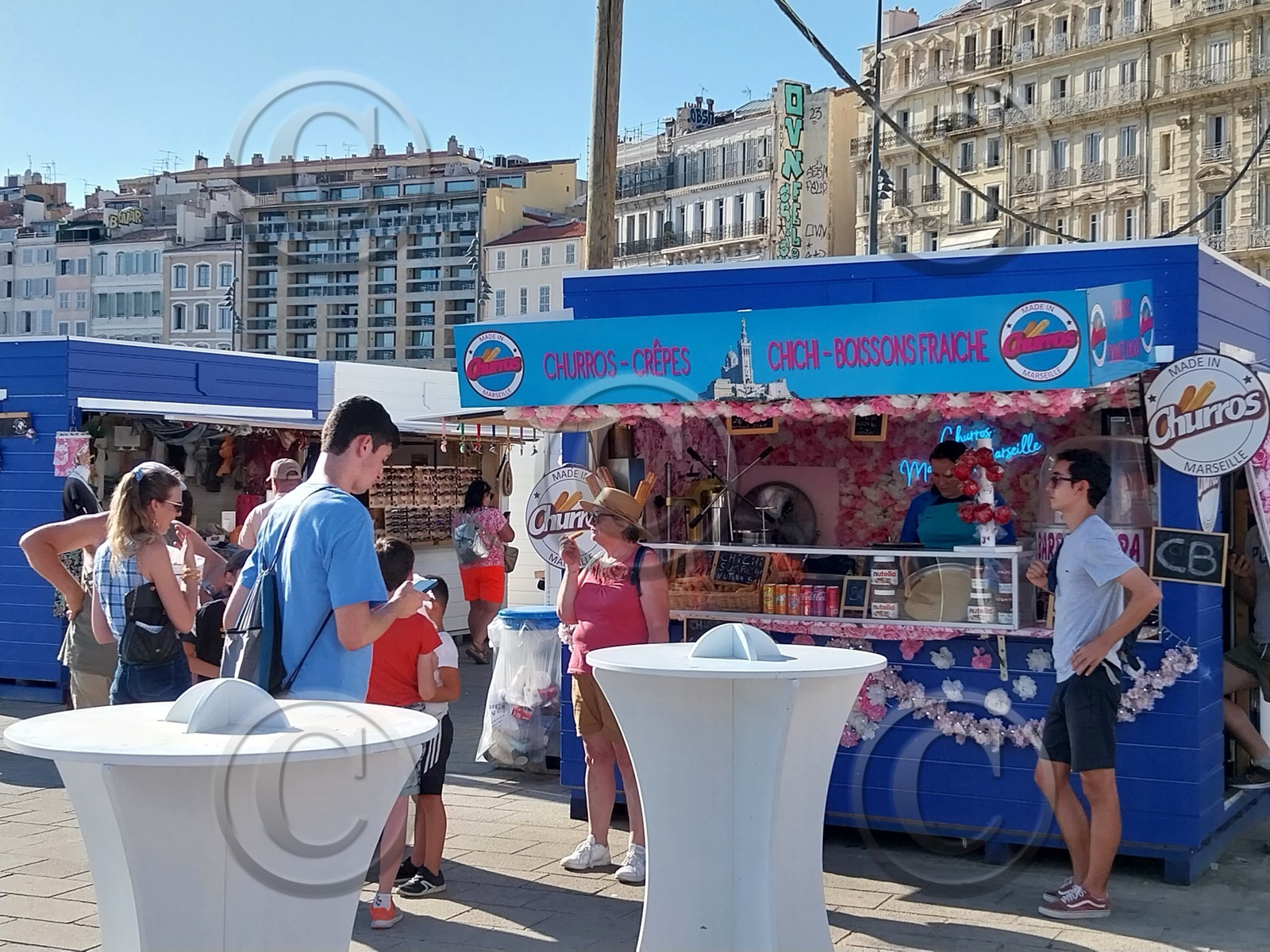2023 l'année derniere sur le Vieux Port  de Marseille