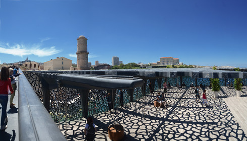 © Mucem   Architectes Rudy Ricciotti et Roland Carta  - photo Guzik PatrickŒuvre protégée au titre du droit d'auteur - Exploitation nécessitant une autorisation spéciale.