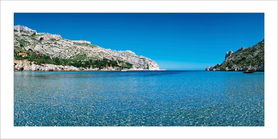 Calanque de Sormiou , reflet base Argentique
