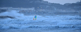 TEMPETE ZEUS MARSEILLE ,PLAGE DU PRADO,WINDSURF, PLANCHE À  VOILE
