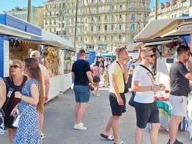 2023 l'année derniere sur le Vieux Port  de Marseille