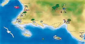 carte calanques