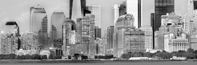 NEW YORK CITY  MANHATTAN BATTERY PARK New york photo panoramique noir et blancFORMAT DISPONIBLE   33X95cm ( et 20X60cm en vente direct uniquement )pas de telechargement disponible.A chaque format correspond une éditions limitée spécifique .© collection P GUZIKA titre indicatif suivant la finition, tarif encadré vente direct:150 x 52 cm 180€ non disponible33   x 95 cm   99€20   x 60 cm   39€disponible en  30 X10 cm  sur stand en vente directDISPONIBLE SUIVANT STOCK -  CRÉATION JOURNALIERE  -